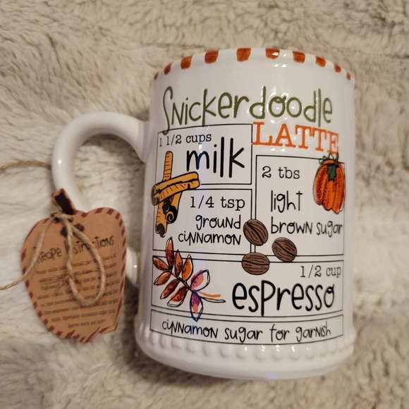 Mud Pie Other - NWT Mudd Pie Recipe Mug